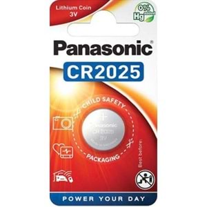 PANASONIC CR2025EL-1B 3V LITHIUM PARA PİL TEKLİ