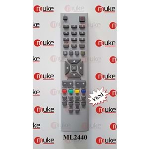 MUKE ML2440 VESTEL 2440-100HZ GÜMÜŞ TV KUMANDA