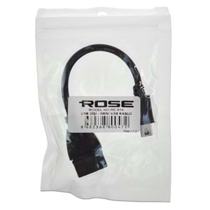ROSE RC-514 USB 2,0 DİŞİ MİNİ MİCRO USB KABLO (OTG)