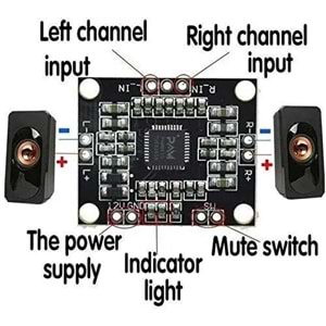 OEM HW-009 12V SES ÇIKIŞ DEVRESİ 2X15WATT