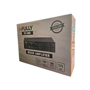 FULLY FS-1080 80W SESLENDİRME AMFİSİ