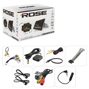 ROSE DC-8610BT-232 Android 10.1'' Döner Kafa 2GB+32GB TABLET MULTİMEDYA