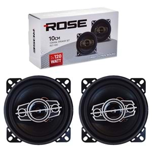 ROSE RST-100 10 CM 2x120w 2 ADET TWEETERLI KOAKSİYEL HOPARLÖR