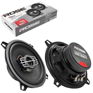 ROSE RST-130 13 CM 2x150w 2 ADET TWEETERLI KOAKSİYEL HOPARLÖR