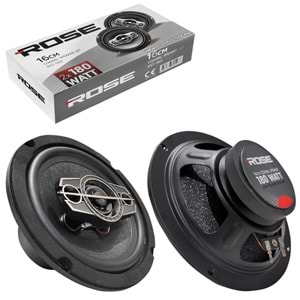 ROSE RST-160 16 CM 2x180w 2 ADET TWEETERLI KOAKSİYEL HOPARLÖR