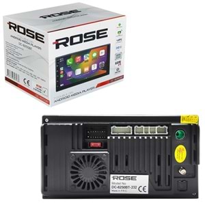 ROSE DC-8250BT-232 7'' A100 İŞLEMCİ DOUBLE TEYP