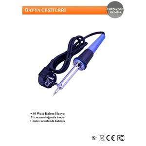 SLİNE HZD0004 Çivi Uçlu Havya 40W