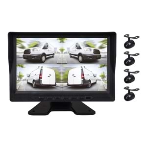 JAMESON JSD-904 ARAÇ İÇİ DVR KAYIT CİHAZI 4 KAMERA DAHİL SET