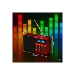 ROSE SP-411 USB/SD/BT/RADIO ŞARJLI MÜZİK KUTUSU