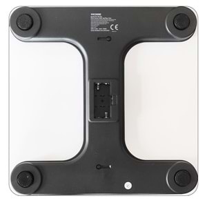 ROSE RB-201 Dijital Tartı Bluetooth Telefon Uygulamalı Akıllı Yağ Ölçer Siyah