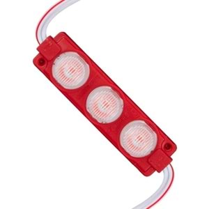 OEM 12V 3W 3'LÜ MODÜL LED KIRMIZI