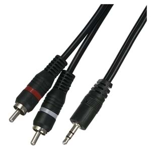 TUNEX AL-150 AUX KABLO 3.5MM TO 2RCA 1.5 MT