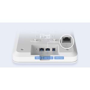 RUIJIE REYEE RG-RAP2260(G) AX1800 Wi-Fi 6 2PORT 2.4G 2x2MIMO 5G 2x2MIMO 23dBm 2.4 GHZ & 5 GHZ POE ADAPTORSUZ INDOOR ACCE