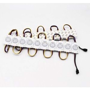 12 Volt 1.5 Watt Tek Mercekli Modül Led RGB