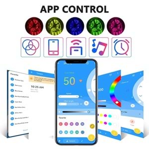 SP621E Mini Bluetooth RGB Pixel Led Kontrol Devresi