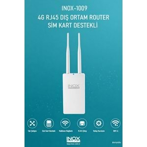 INOX-1009 4G WIFI DIŞ ORTAM WIFI ANTEN ROUTER