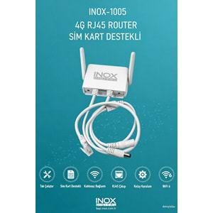 INOX-1005 4G ROUTER WIFI VE RJ45 ÇIKIŞLI