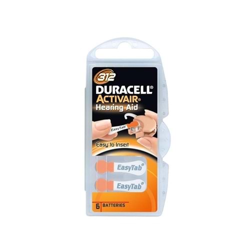 DURACELL Kulaklık Pili 312 No 6Lı Paket