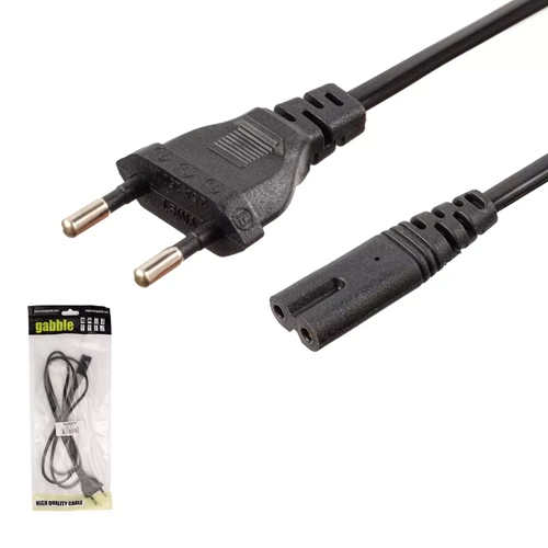 TEYP FİŞİ CEYRAN KABLOSU C7 SİYAH 1.5MT GABBLE GAB-TK015