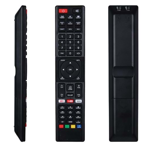MUKE ML0207 ROSE AWOX TELENOVA SKYTECH NETFLIX YOUTUBE TUŞLU TV KUMANDA