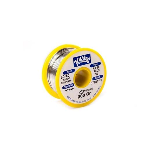 KURTEL LEHİM 200GR 0,75MM 60/40