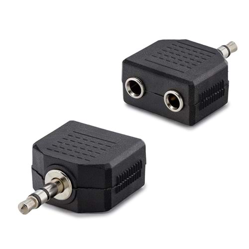 ÇEVİRİCİ JACK 3,5MM STEREO ERKEK TO 3,5MM 2 DİŞİ HADRON HN-4388