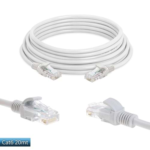 Cat6 Patch Network Ethernet Kablo 20 Metre