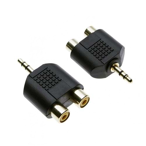 ÇEVİRİCİ JACK 3,5MM STEREO ERKEK TO 2RCA DİŞİ