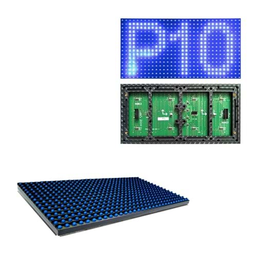 LED PANEL P10 MAVİ 16X32CM