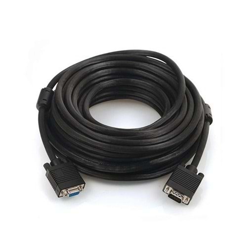 Vga Kablo 15 Pin Erkek Dişi Filtreli 20 Metre