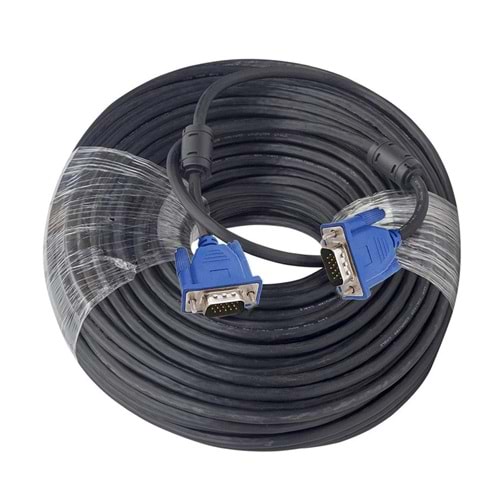 POLAXTOR Vga Kablo 15 Pin Erkek Filtreli 50 Metre