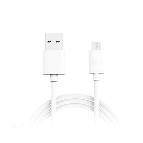 TELEFON ŞARJ KABLOSU MİCRO BEYAZ 1MT
