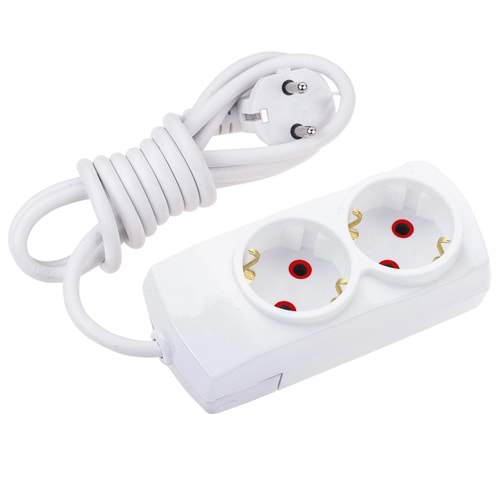 MİRSA 7720005 2Li Grup Priz Topraklı 5 Metre