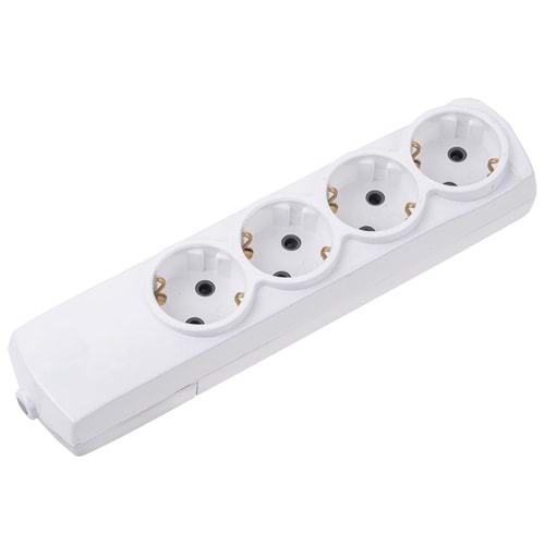 MİRSA 7740000 4Lü Grup Priz Topraklı Klemens