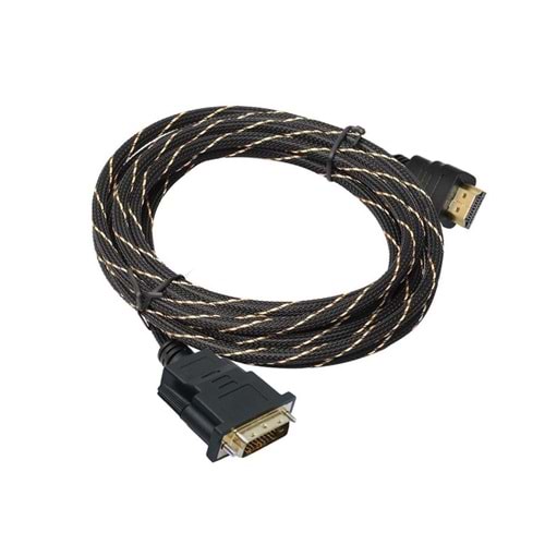 HDMI TO DVI KABLO 18+1 ÖRGÜLÜ 2MT KAWAI KW-061