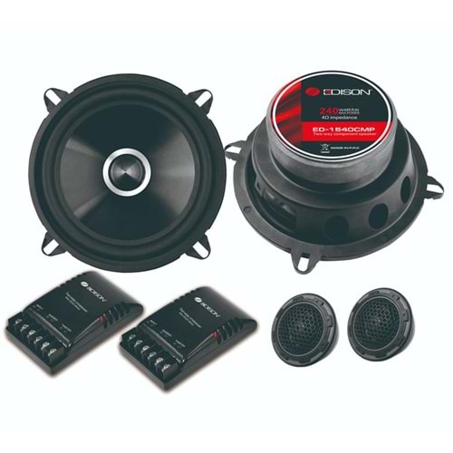 OTO MIDRANGE COMPONENT 13CM 240W PRO 2 ADET EDISON ED-1540CMP
