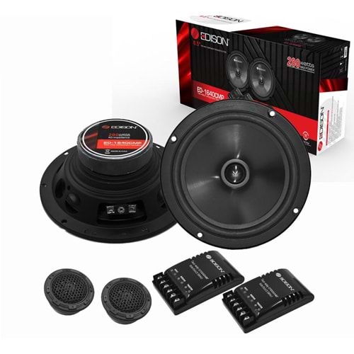 OTO COMPONENT 16CM 280W PRO 2 ADET EDISON ED-1640CMP