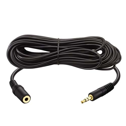 KULAKLIK UZATMA KABLOSU 3,5MM GOLD ERKEK DİŞİ 10MT POLAXTOR