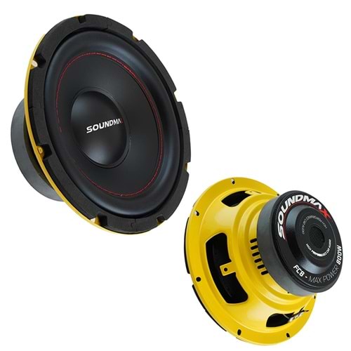 SOUNDMAX SX-FC8 Oto Bass Subwoofer 20cm 800 Watt 1 Adet