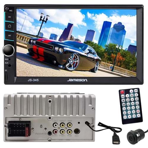 JAMESON JS-345 Double Teyp 7 İnç 4x60 Watt mirrorlink