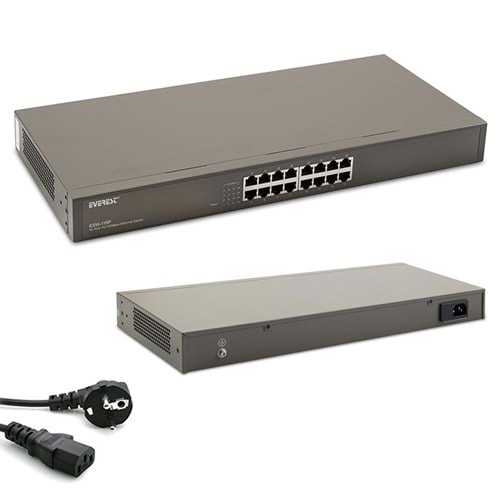 SWITCH HUB 16 PORT 10/100 MBPS EVEREST ESW-116P