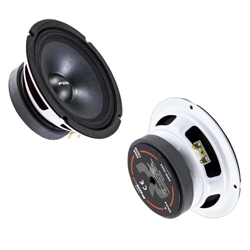FOR-X XMD-3065 Oto Midrenge 16cm 200 Watt Beyaz 2 Adet