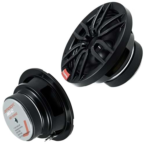JAMESON JMD-62 Oto Midrange 16cm 300 Watt Kapaklı 2 Adet