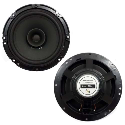 PAWER PW-16/100 Oto Hoparlör 16cm 100 Watt 1 Adet