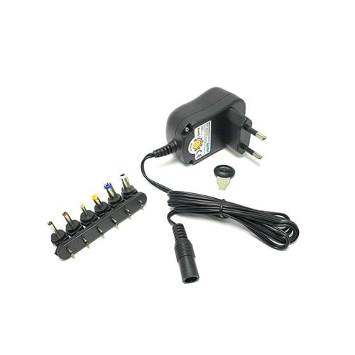 WELLPOWER WP-01123P Adaptör Kademeli 6 Uçlu 3-12 Volt 12 Watt