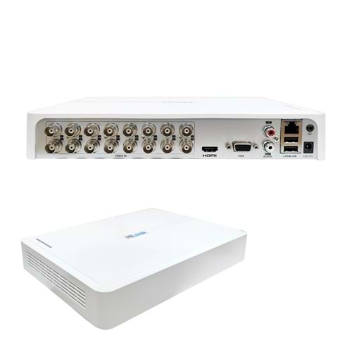 KAYIT CİHAZI AHD DVR 16 KANAL 2MP 1080P H265 HD/TVI/CVI HILOOK DVR-116G-K1