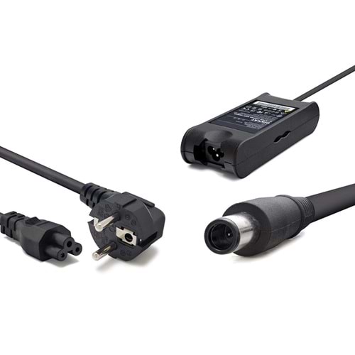 NOTEBOOK ADAPTÖR 19,5V 4,62A 7,4X5,0MM DELL HP ORTASI İĞNELİ CONCORD C-1503/CLD-503