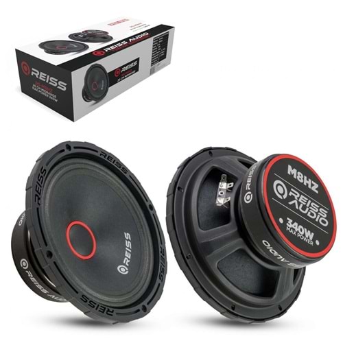 OTO MIDRANGE 20CM 340W 2 ADET REISS AUDIO RS-M8HZ