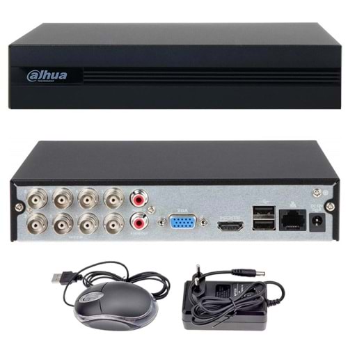 KAYIT CİHAZI DVR AHD 8 KANAL HD/CVI/AHD/TVI/CVBS/IP DAHUA DH-XVR1B08-I