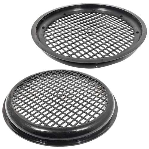 Woofer Kapağı 30cm Siyah Plastik 1 Adet